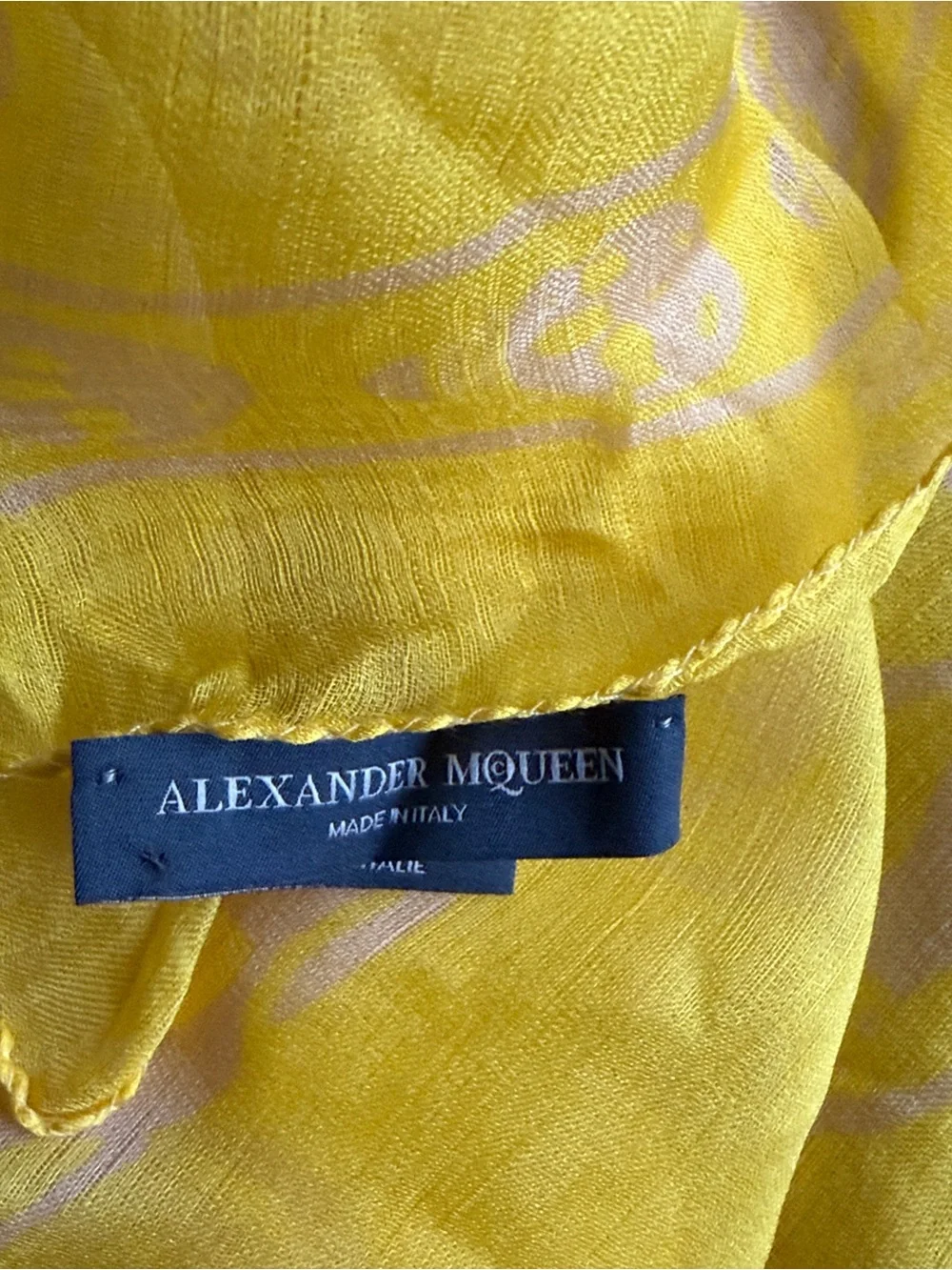 Alexander McQueen bright yellow